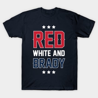 Patriots - Red, White, & Brady T-Shirt